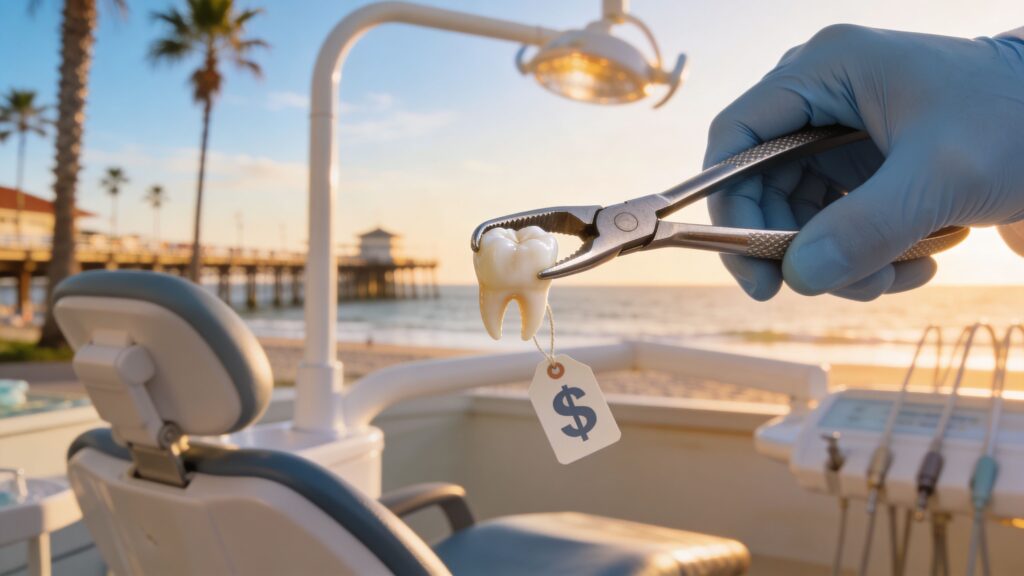 Tooth extraction cost in Huntington Beach CA
