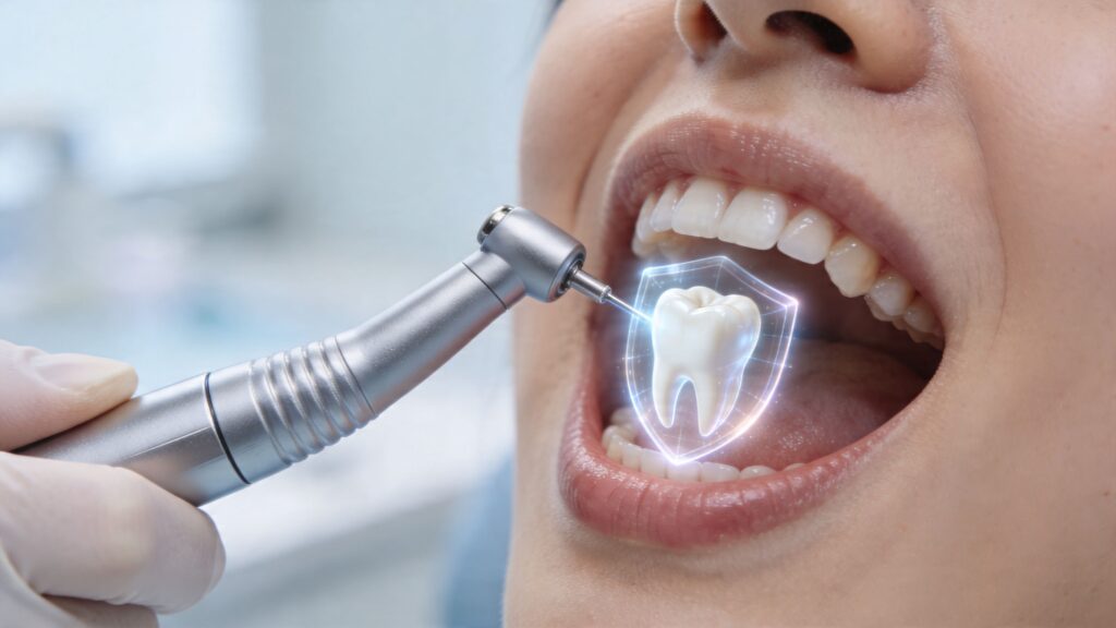 Minimally invasive dental care procedure
