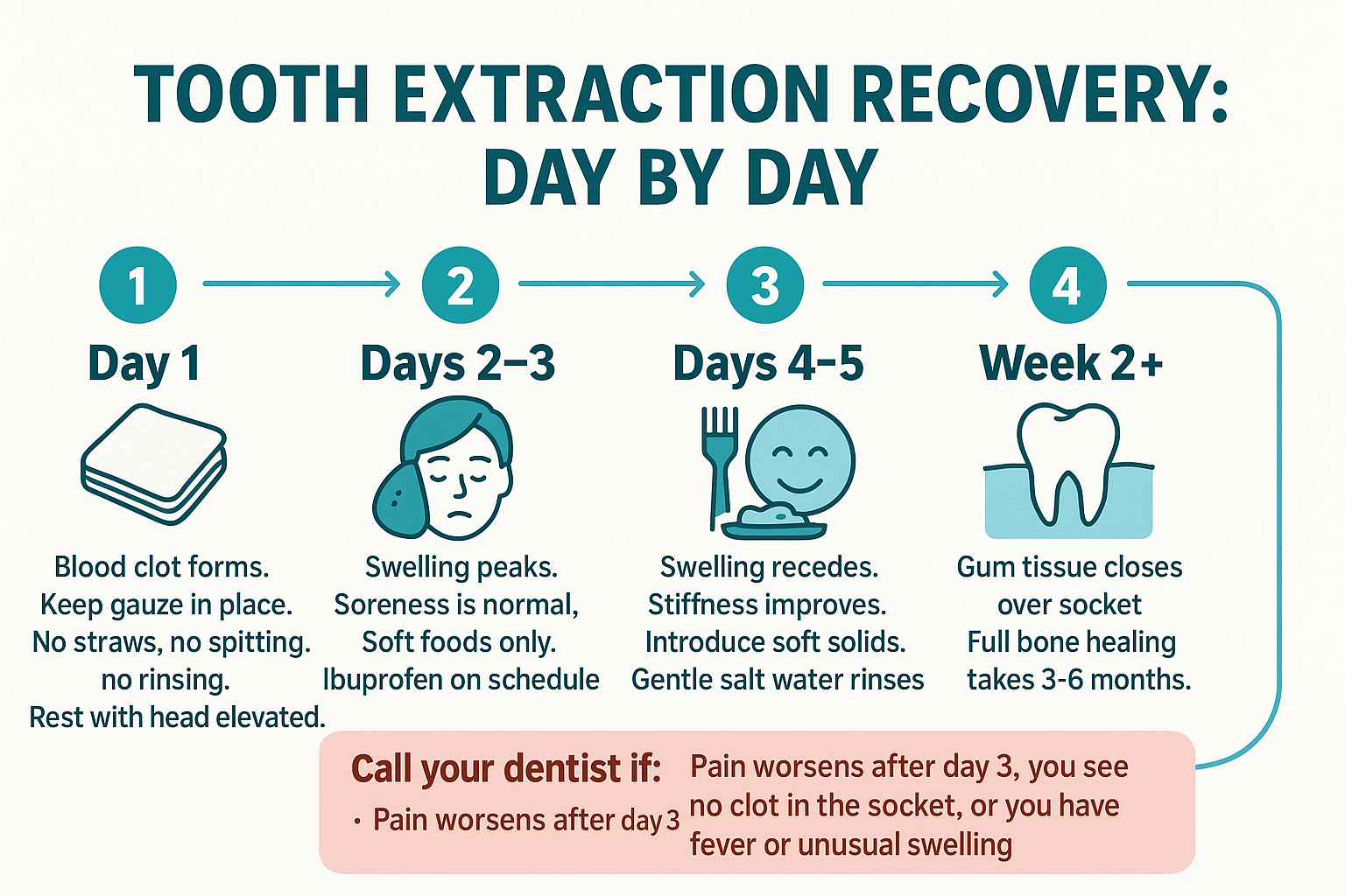 What Recovery From a Tooth Extraction Actually Looks Like